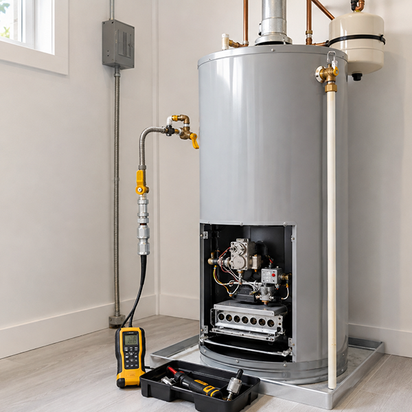 Professional gas water heater inspection and repair in Spring TX